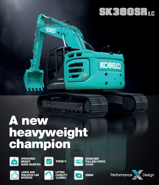 Kobelco Launches SK380SRLC Its Largest Short Radius Excavator - Kobelco ...